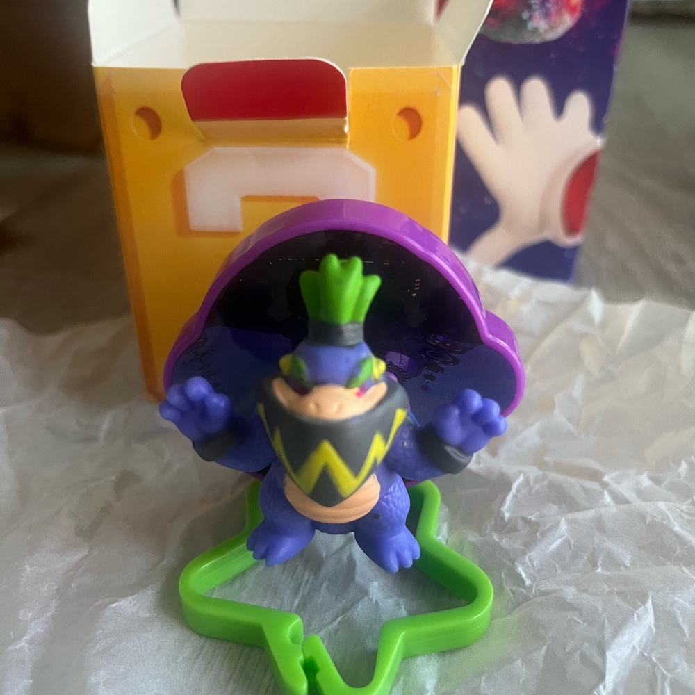 McDonald’s Super Mario Galaxy Bowser Jr. Backpack Clip/Keychain